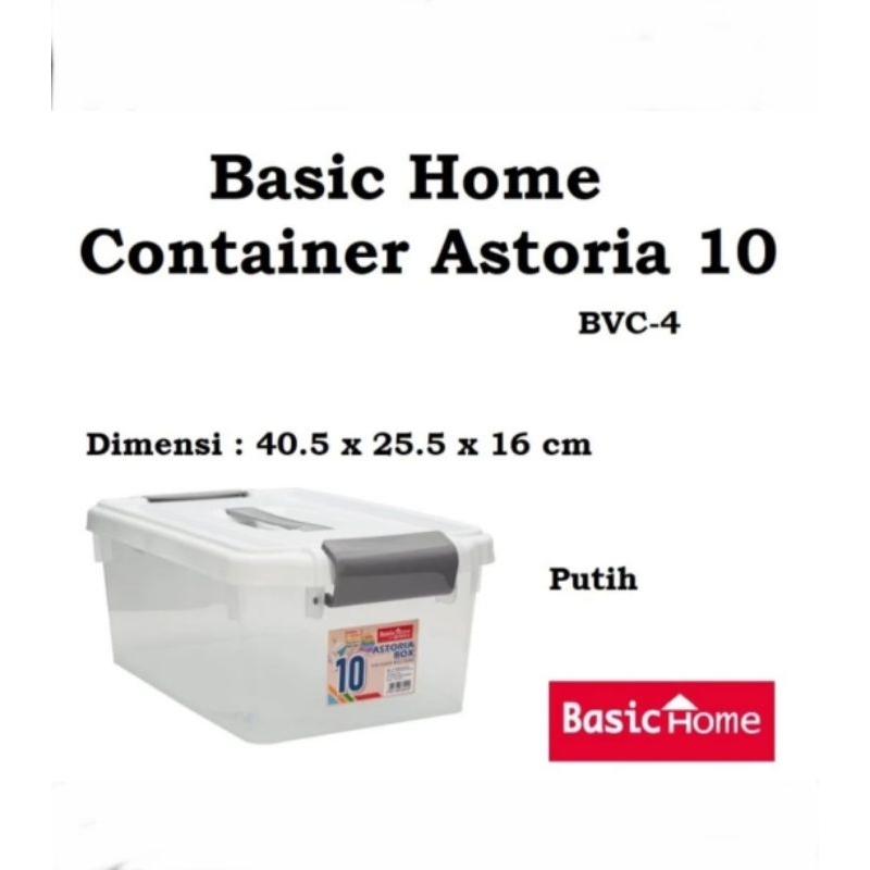 Jual BASIC HOME : ASTORIA 10 BOX CONTAINER KOTAK PENYIMPANAN SERBAGUNA ...