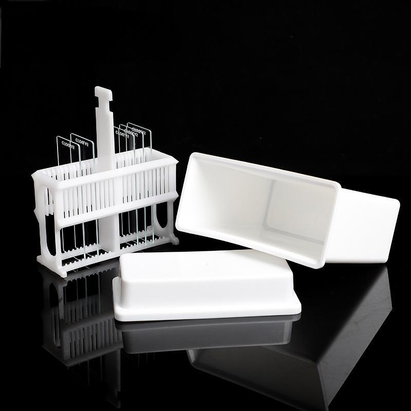 Jual Rak Pewarnaan Laboratorium Staining Jar Rack Untuk 24 Microscope ...