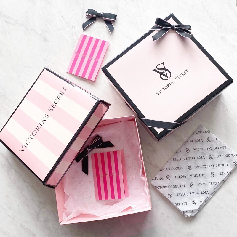 Jual Victoria Secret Original Box Gift (19Cm x L 19,5Cm)( 26Cm x 26Cm ...