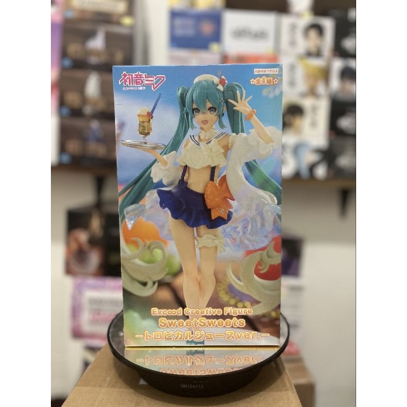 MÔ HÌNH CHÍNH HÃNG HATSUNE MIKU - Exceed Creative Figure - Sweet Sweets Macaron (furyu) I.36539518