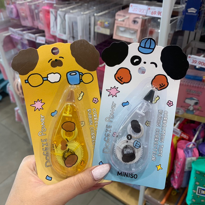 Jual Miniso Doggie Power Collection Puff Correction Tape PDQ | Shopee ...