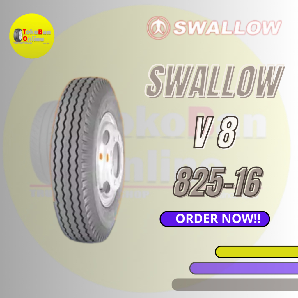 Jual Ban Truck SWALLOW 825-16 14PR HD V8 | Shopee Indonesia