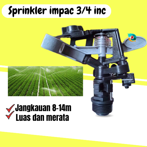 Jual Impact Sprinkler Springkler Putar Taman/Kebun 3/4″ Penyiraman ...