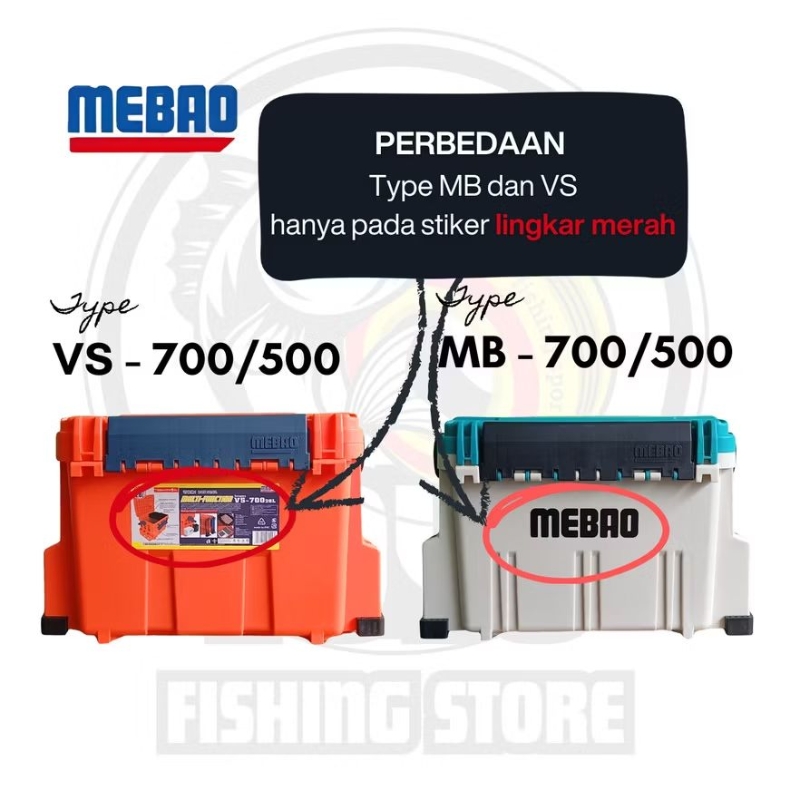 Jual Box Pancing Meiho dan Mebao BM-5000/ 7000 I VS-5000 I VS-7000 I ...