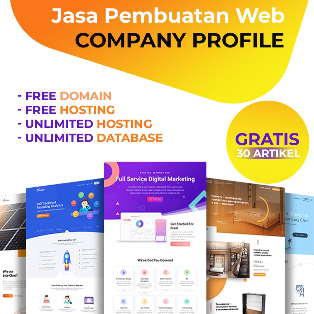JASA PEMBUATAN WEBSITE COMPANY PROFILE