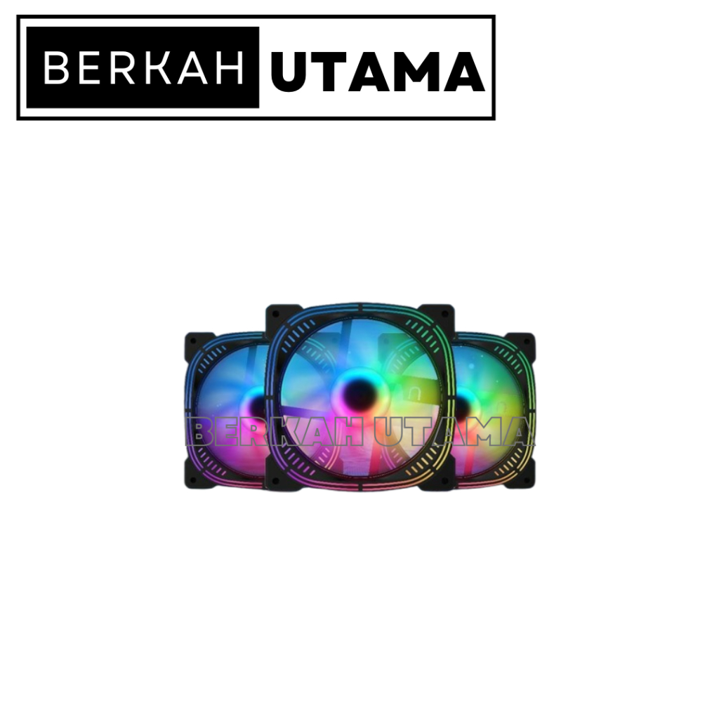 Jual FAN CASING GAMING 12CM ARGB RAPTOR FAN STARLITE 3 PACK - BLACK ...