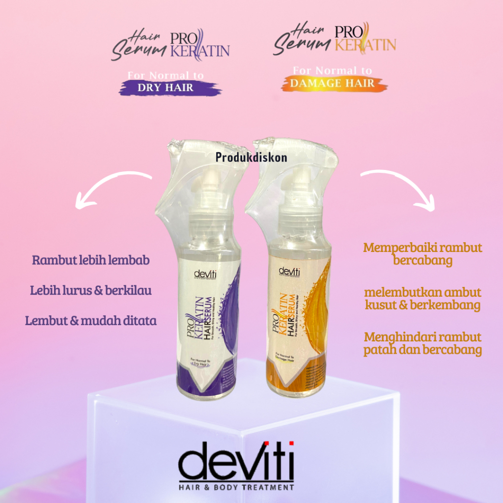 Jual DEVITI Pro Keratin Hair Serum 100ml - Serum Rambut | Shopee Indonesia