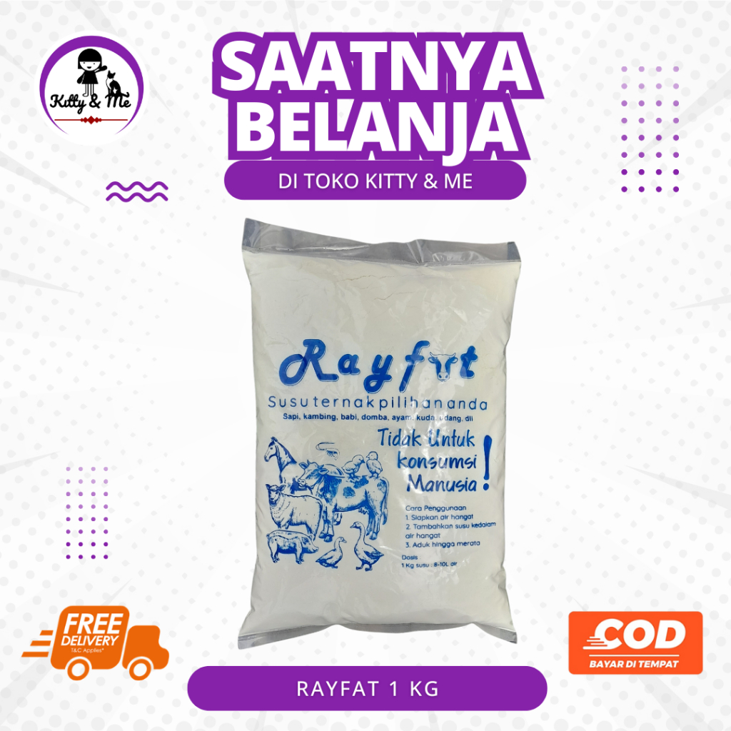 Jual RAYFAT 1 KG - Susu Ternak Untuk Hewan | Shopee Indonesia