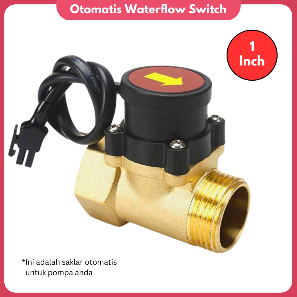 Jual Saklar Otomatis Pompa Booster Dorong / Water Flow Switch Ukuran 1 ...