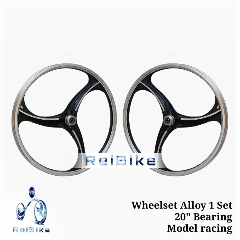 Jual Wheelset velg racing sepeda BMX 20 model sabit aluminium limited ...