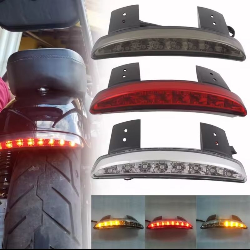 Jual Lampu Led Fender Stop Rem Motor Tail Light RFS lux for Harley ...