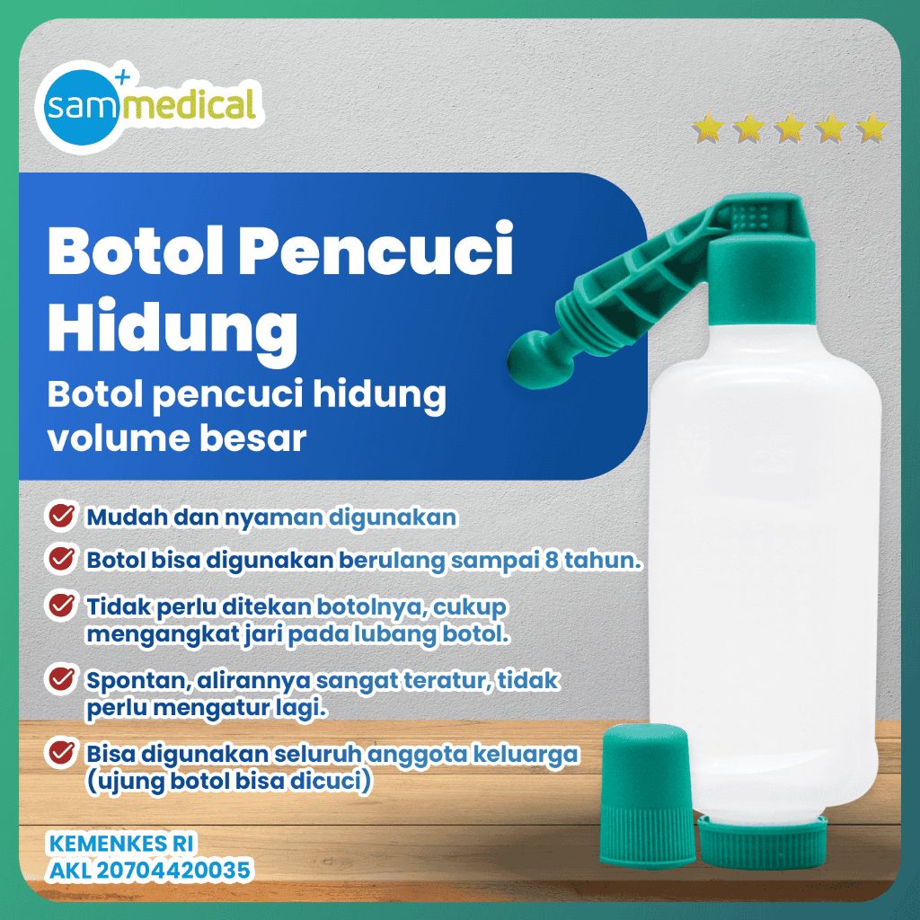 Jual Entclear Nasal Wash Bottle / Botol Pencuci Hidung / Nasal Washing ...