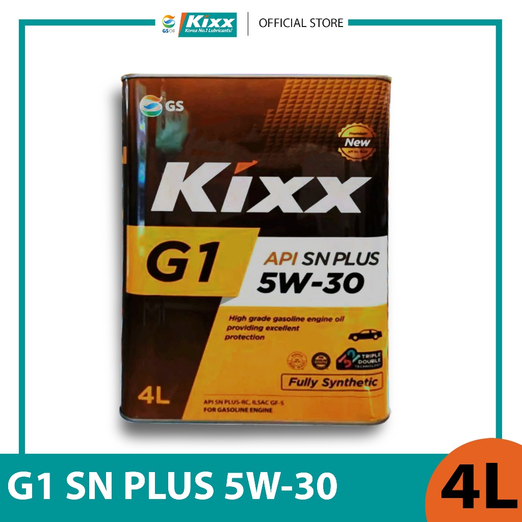 Jual KIXX - G1 API SN Plus 5W-30 Fully Synthetic 4 Liter | Shopee Indonesia