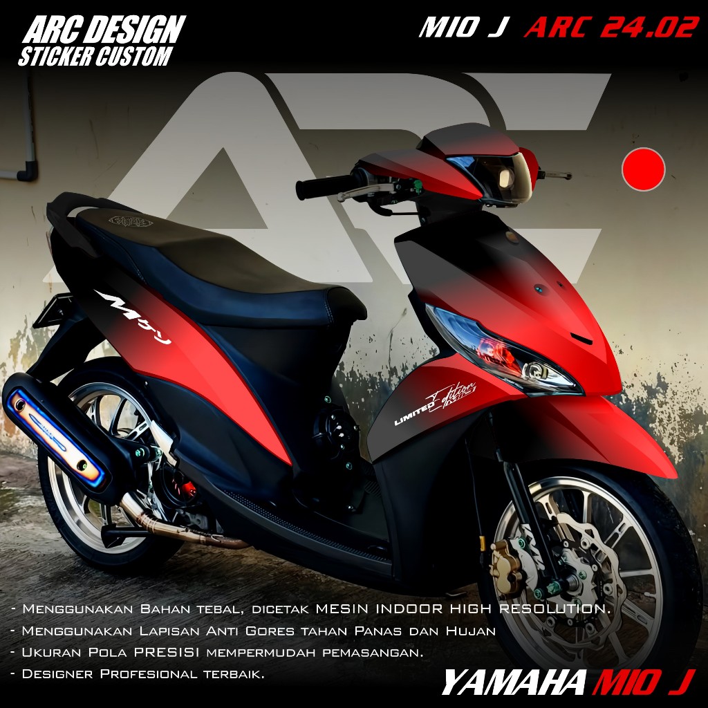 Jual (COD PROMO) TERBARU Decal Sticker Variasi Modifikasi Mio J Tahun ...