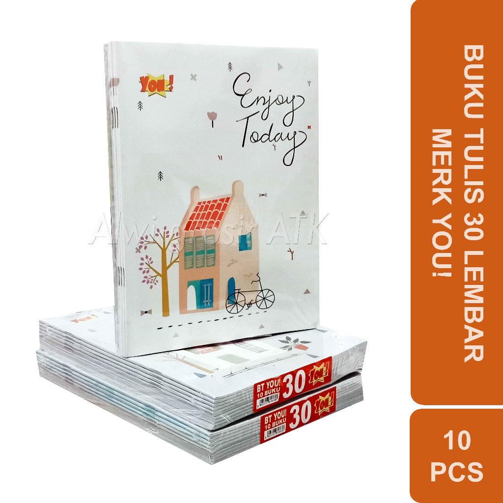 Jual 10 PCS | BUKU TULIS YOU MURAH ISI 30 LEMBAR | Shopee Indonesia