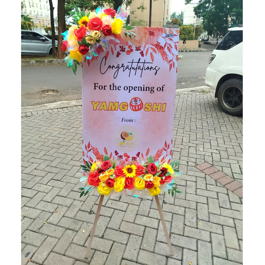 Jual [TIDAK PO] FLOWER BOARD MDF / Papan Bunga Anniversary / Grand ...