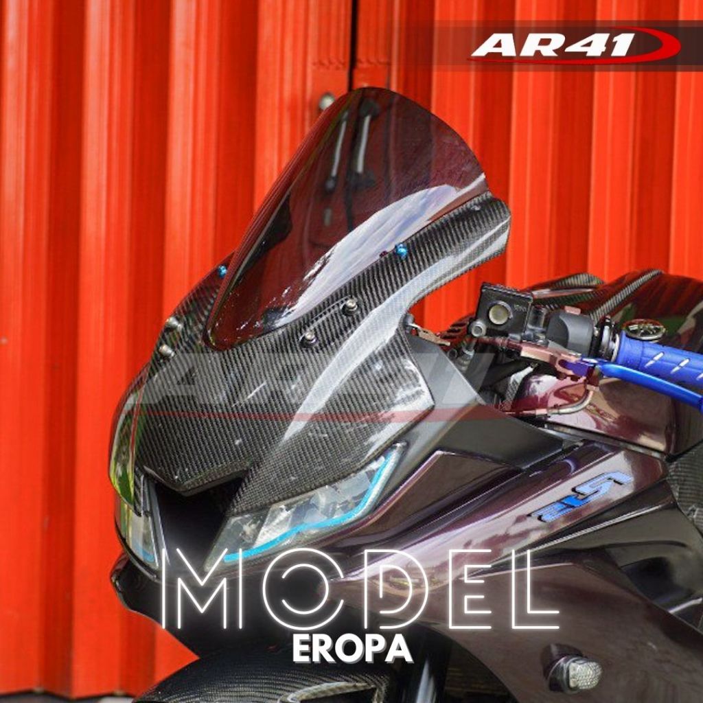 Jual Visor windshield R15 V3 full jenong (TEBAL 3MM/INCLUD LIST KARET ...