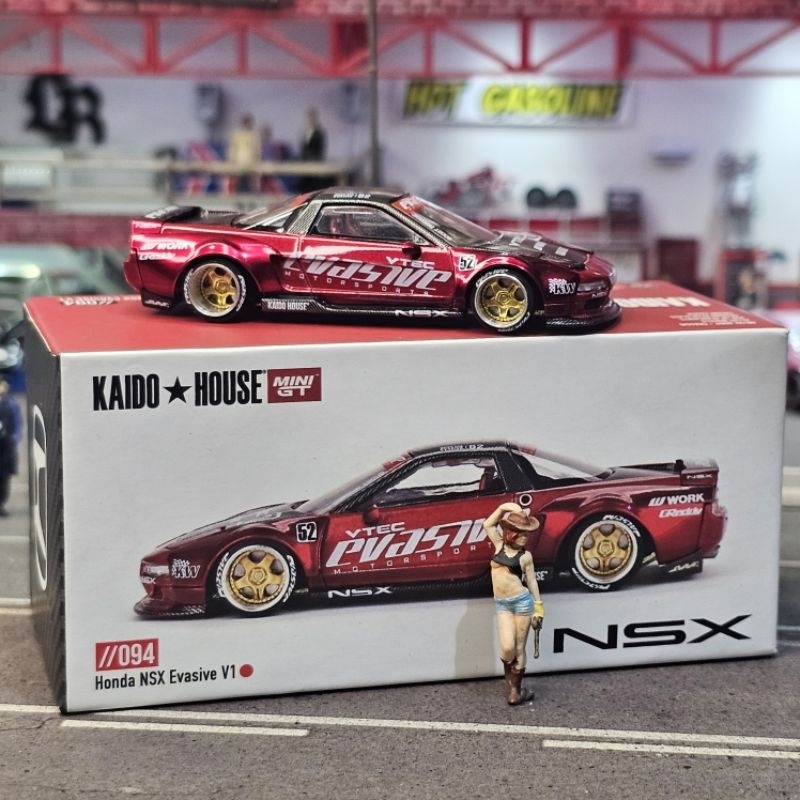 Jual Mini GT kaido house Honda NSX evasive V1 red 094 work no r34 r33 ...
