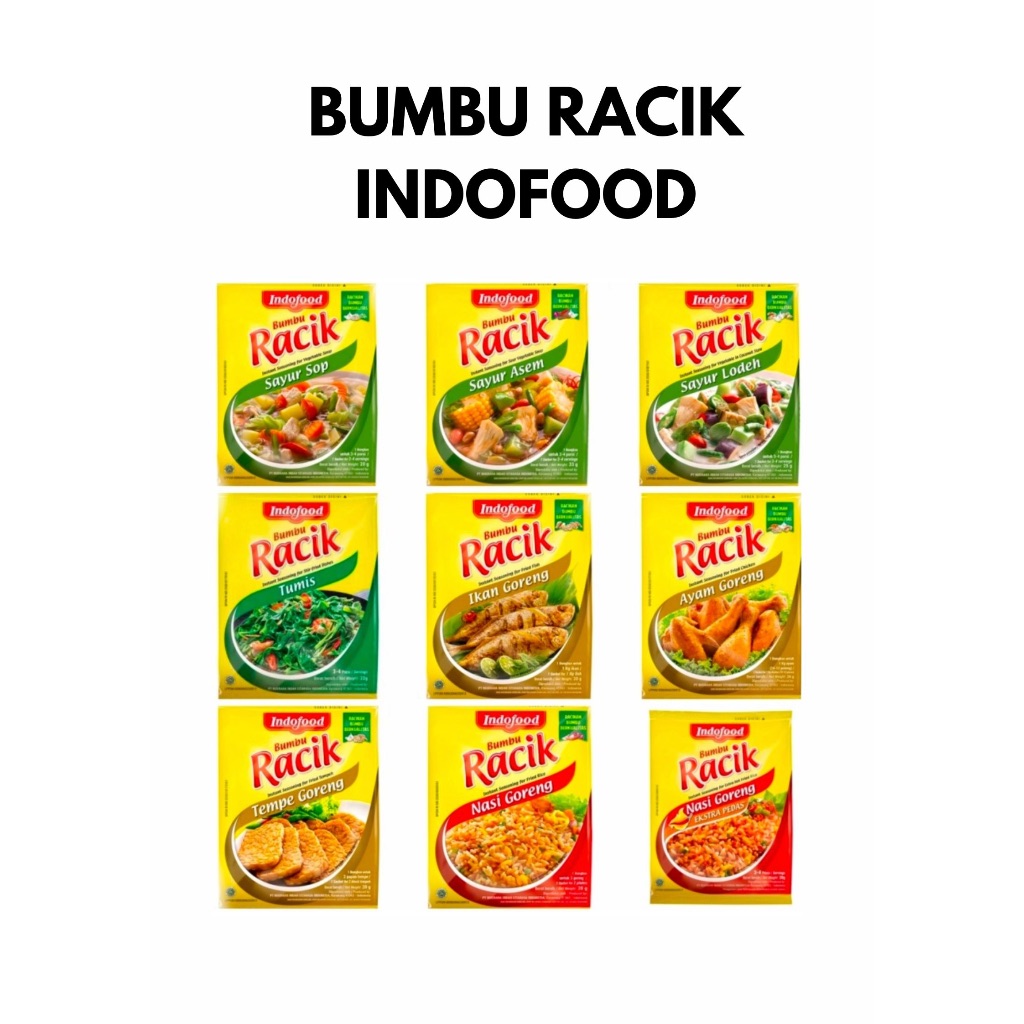Jual Bumbu Racik Indofood 2000 Semua Rasa Lengkap | Shopee Indonesia