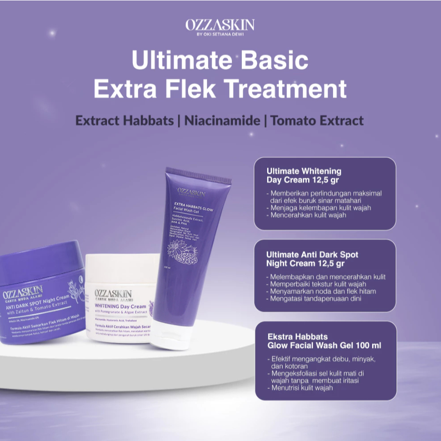 Jual Varian Basic Extra Flek Treatment By Oki Setiana Dewi - Facial ...