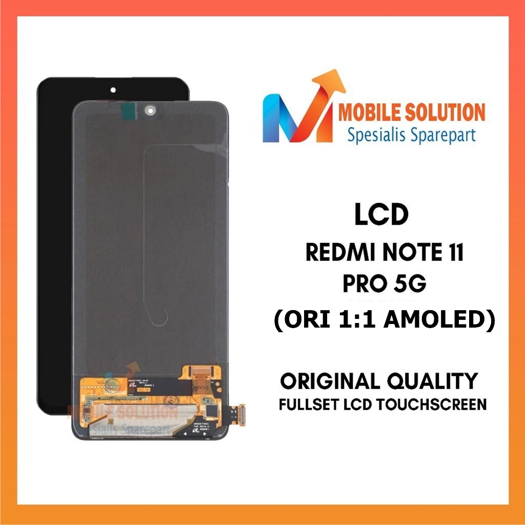 Grosir LCD Xiaomi Redmi Note 11 PRO 5G Original 100% Fullset Touchscreen  Garansi Bulan