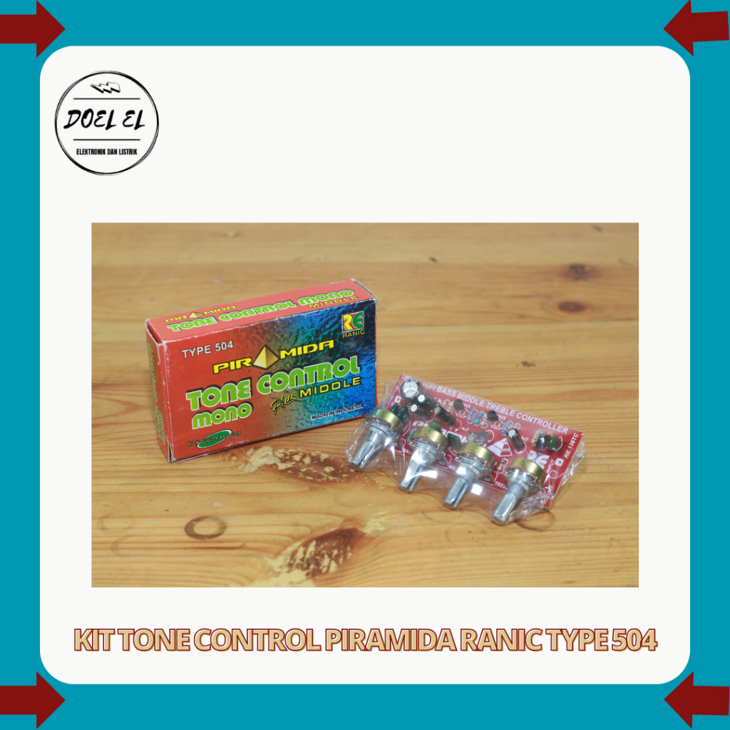 Jual KIT TONE CONTROL MONO PIRAMIDA RANIC TYPE 504 |TONE CONTROL PLUS ...