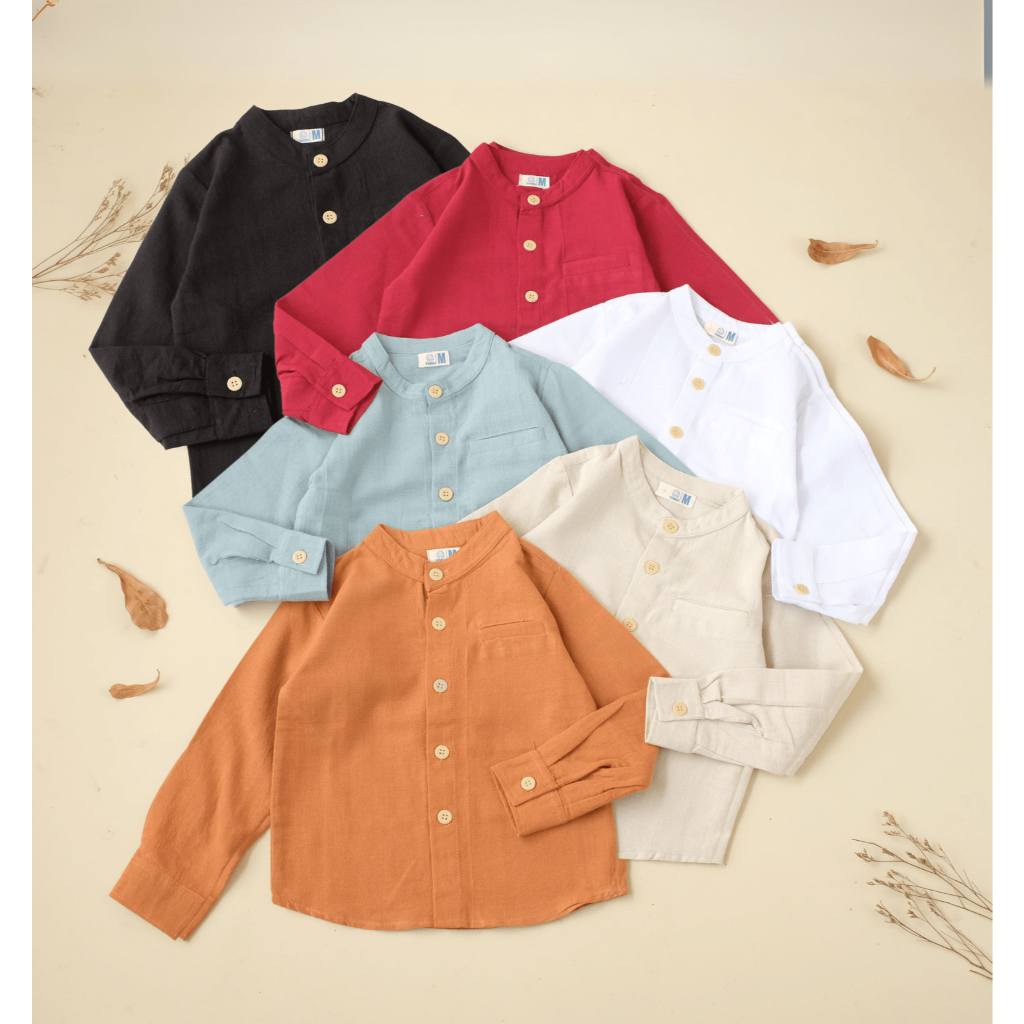 Jual Todei.kids Kemeja Nara / Kemeja Atasan Lengan Panjang Anak Laki ...