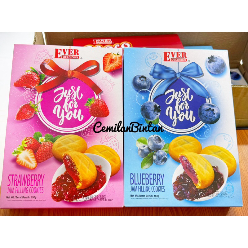 Jual CemilanBintan ( EVER delicious Choco Cookies box 150gram) | Shopee ...