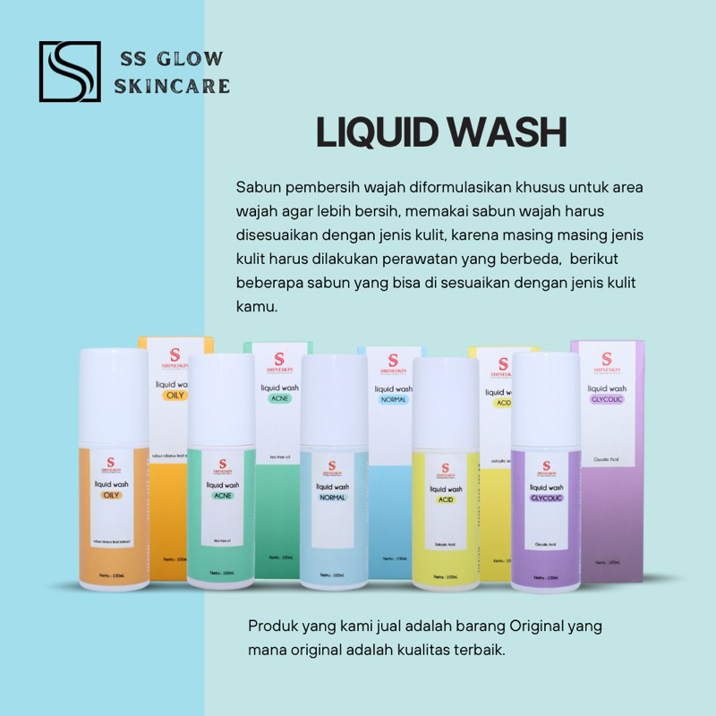 Shineskin facial wash, Sabun acne, Sabun flek, Sabun oily, sabun anti aging, Sabun komedo