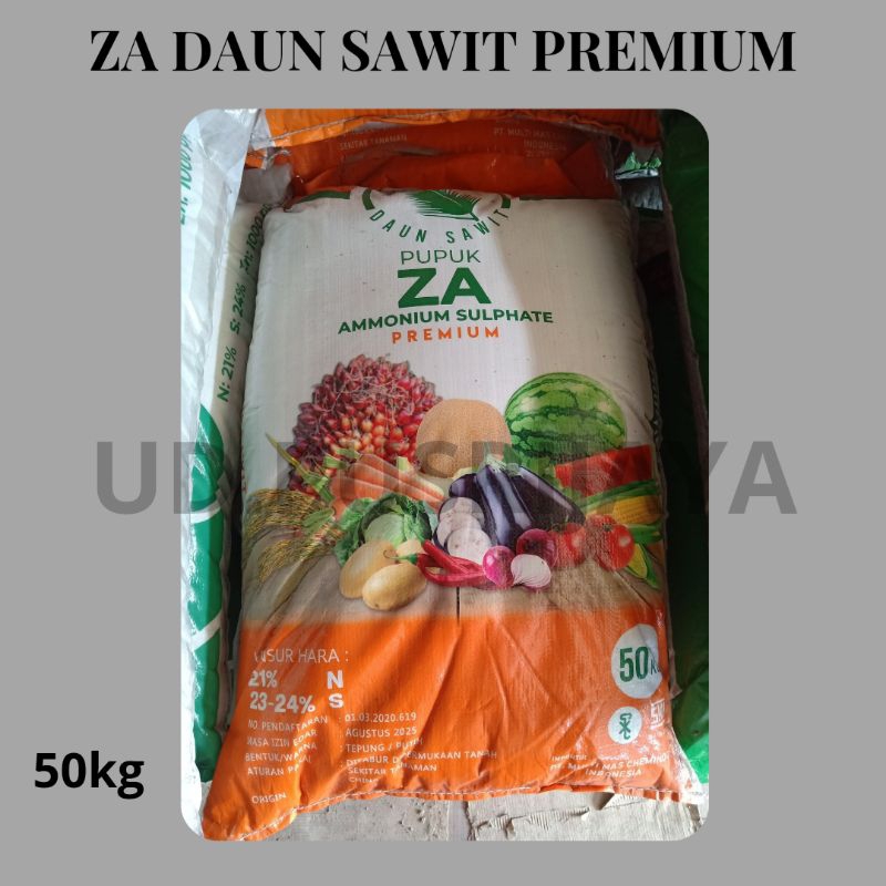 Jual Za Daun Sawit Premium Pupuk Ammonium Sulphate 50kg Shopee Indonesia