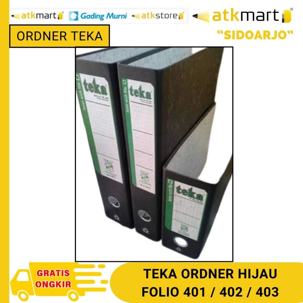 Jual ORDNER TEKA HIJAU FOLIO 401 / ODNER KWITANSI 402 / ODNER SMALL ...
