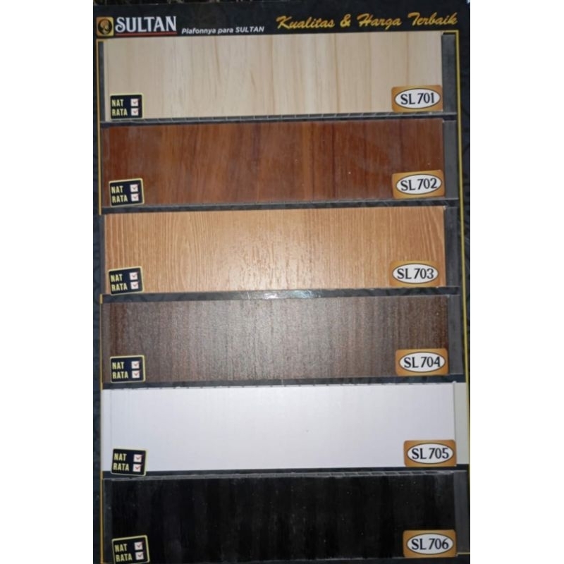 Jual Plafon PVC SULTAN 20 cm x 4 m Glossy & Matt (KHUSUS WILAYAH JAMBI ...