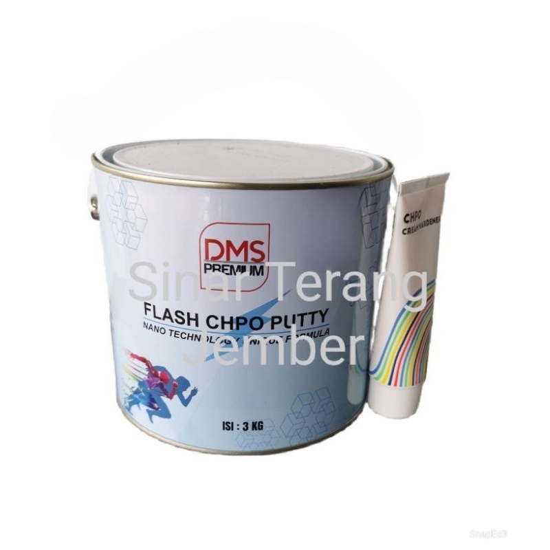 Jual Dempul Mobil DMS Flash CHPO Putty 3 Kg | Shopee Indonesia