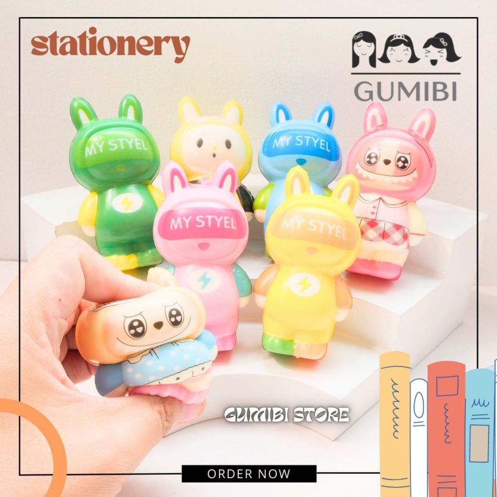 Jual SQUISHY LABUBU MEDIUM SEDANG SQUISHY ANTI STRESS LABUBU LUCU ...