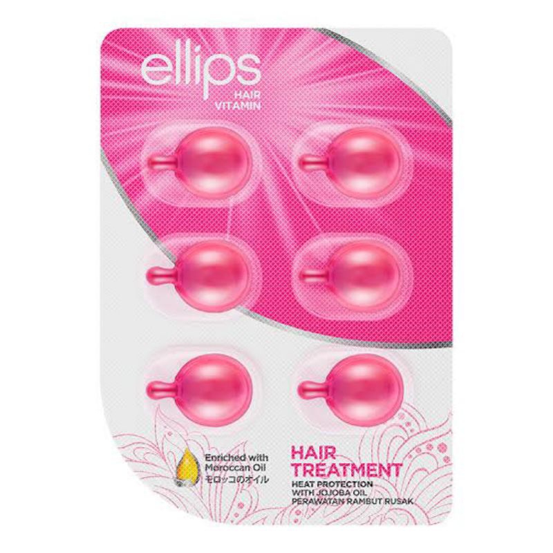 Jual Ellips hair vitamin treatment 6 capsule @1ml | Shopee Indonesia