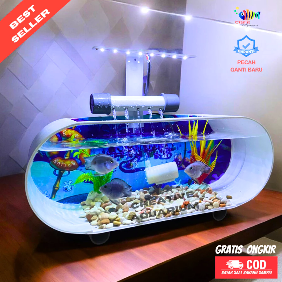 Aquarium Full Set Mini Akrilik