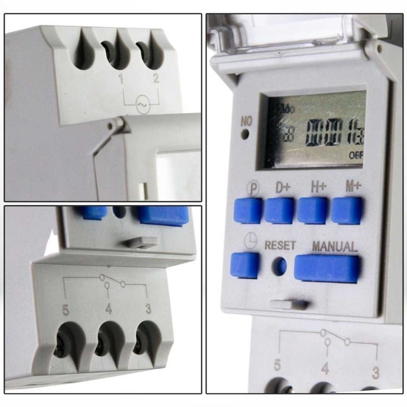 Jual Digital Timer Switch Power Timer Programmable Time Switch Relay ...