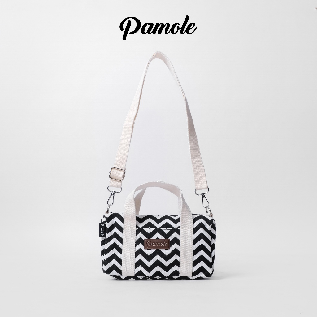 Jual Pamole Tas Selempang Pouch Travelling Bahan Kanvas Penutup ...