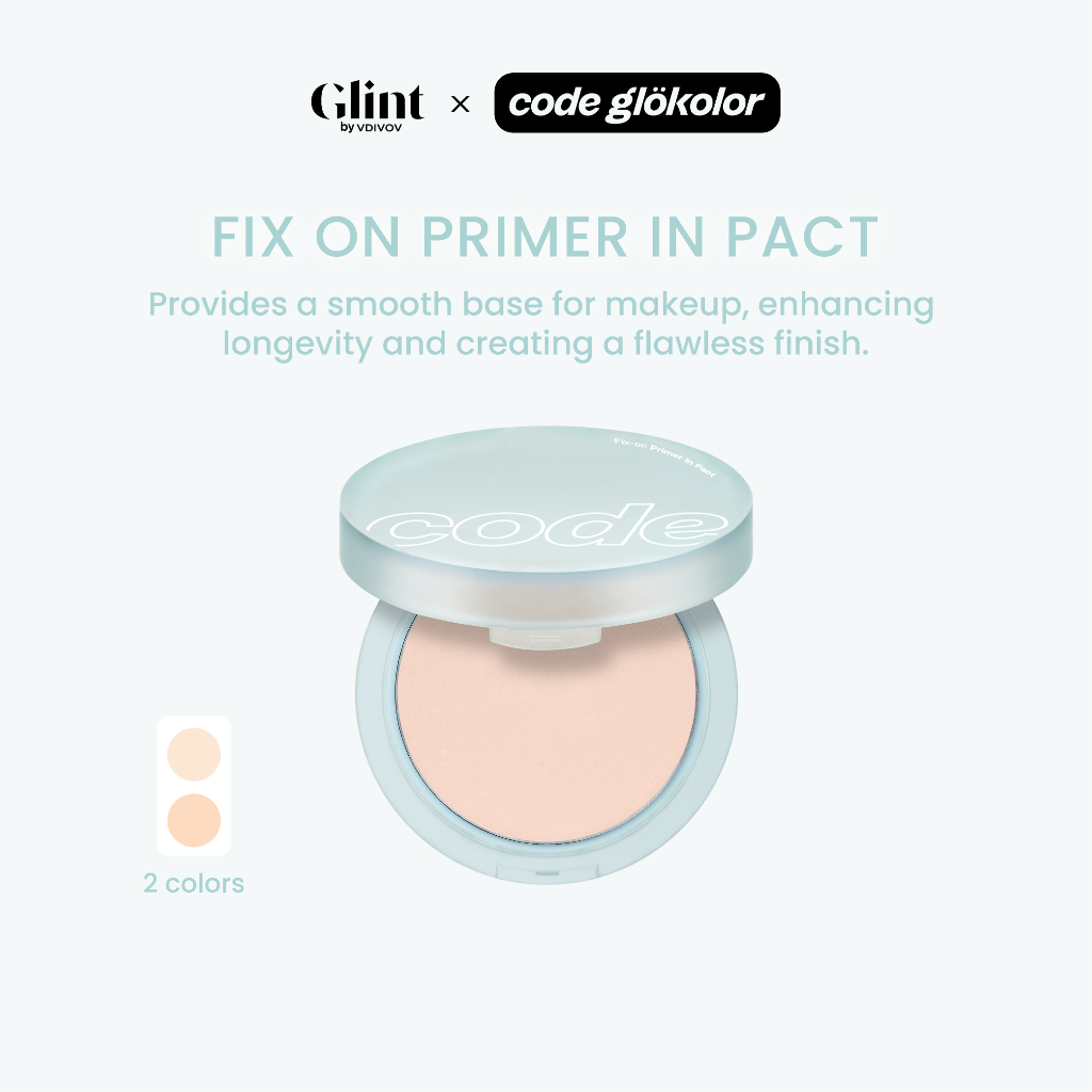Jual CODE GLOKOLOR Fix On Primer In Pact with SPF30 PA+++ 11 gr (2 ...