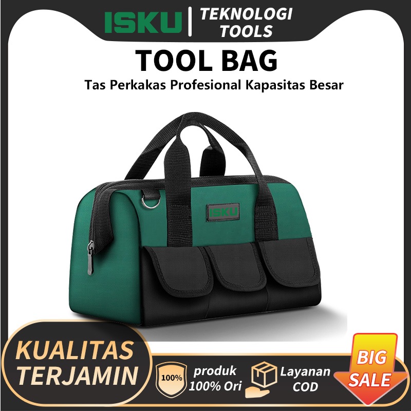 Jual ISKU Tool Bag Besar/Bahan Kain Oxford Multifungs Tool Bags 13