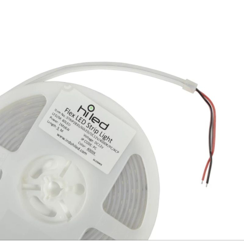 Jual Lampu LED Strip Hiled Outdoor Ip65 2835 12v 5M Cahaya Kuning 3000k ...