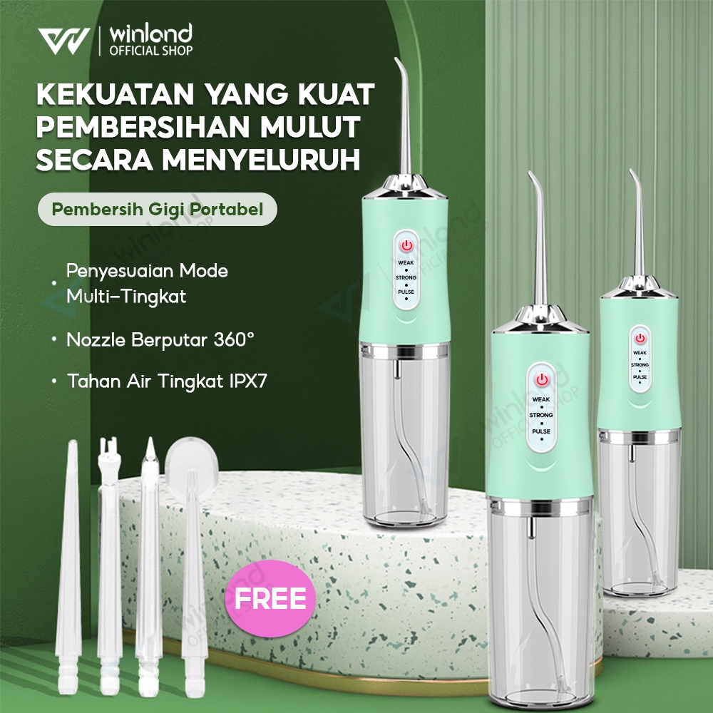 Jual Winland Oral Irrigator Irigasi Elektrik Portable Water Flosser ...