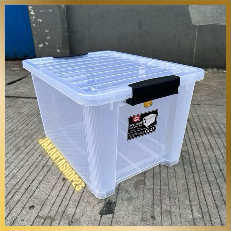 Jual SHINPO Accurate Kontainer Plastik 47 Liter Dengan Roda Container ...