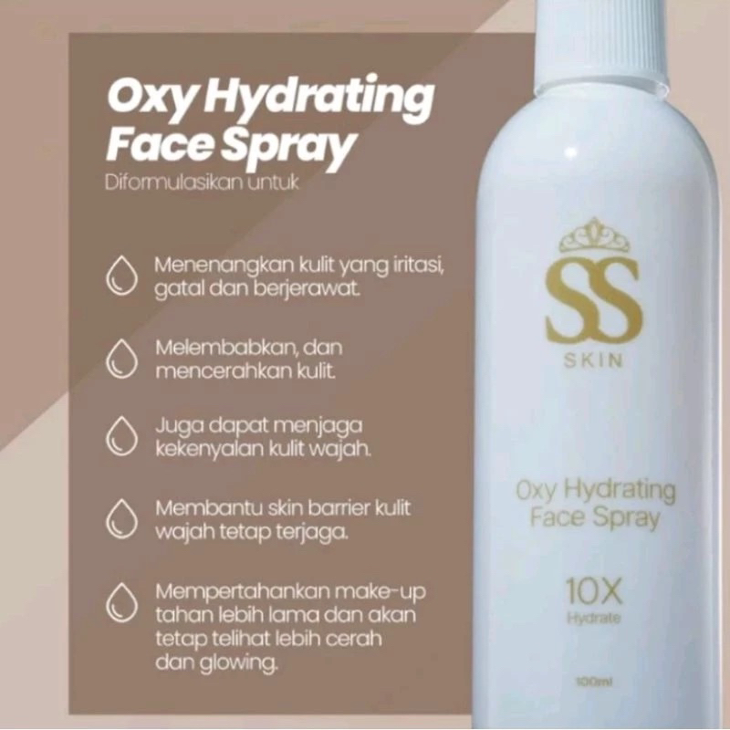 Jual SSSKIN | OXY HYDRATING FACE SPRAY FACE MIST SPRAY WAJAH | Shopee ...
