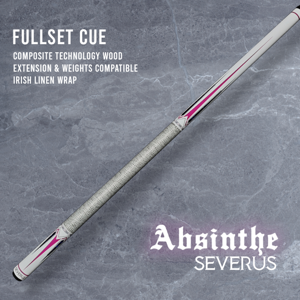 Jual Severus Pink Absinthe Fullset Cue Butt Shaft Composite Wood ...