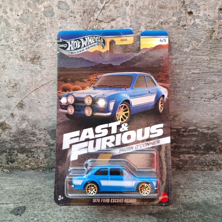 Hot Wheels Fast & Furious – Brian O'Conner 1970 Ford Escort RS1600 (Maßstab 1:64, 7 Cm)