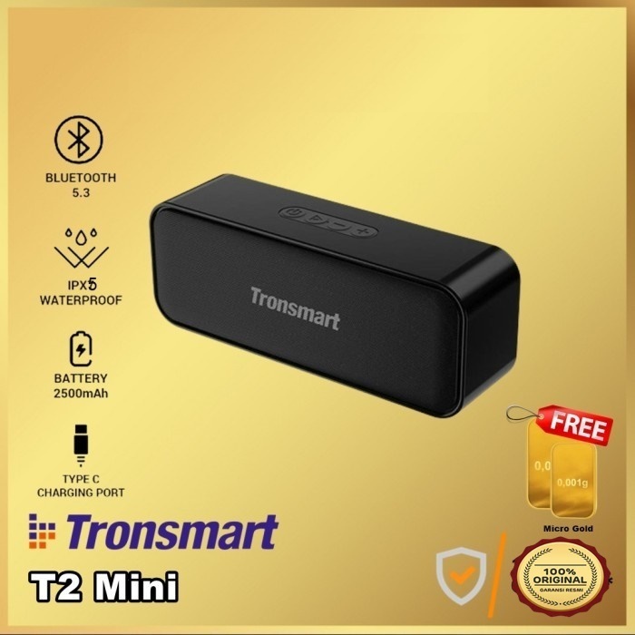 Jual Tronsmart T2 Mini Portable Bluetooth Speaker 10w with IPX5 T 2 ...