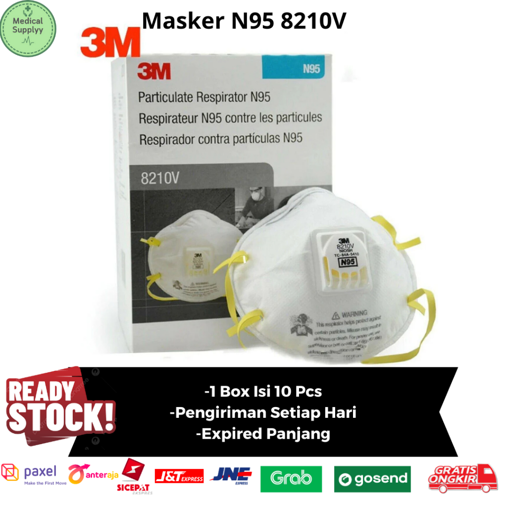 Jual Masker N95 8210V isi 10 | Shopee Indonesia