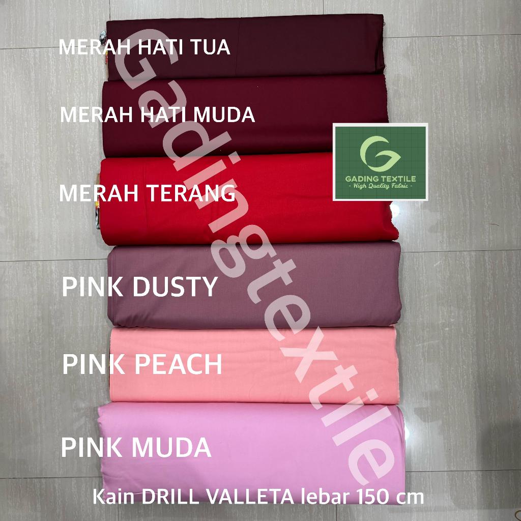 Jual ( per setengah meter ) kain twill seragam DRILL TR20S VALLETA ...