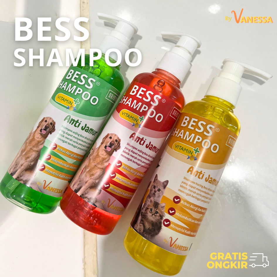 Jual Bess Shampoo Anti Jamur Kutu Vitamin Kulit dan Bulu Kucing Aroma ...